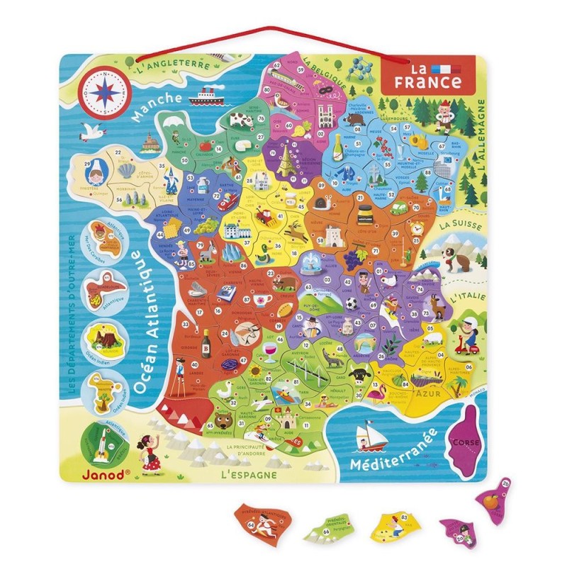 PUZZLE FRANCE MAGNETIQUE