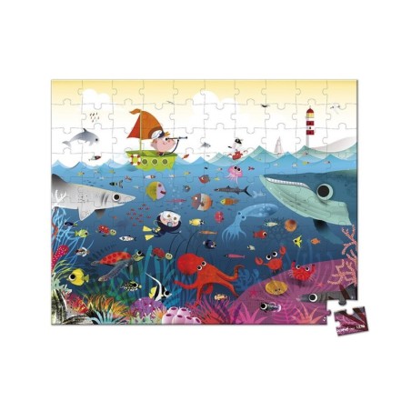 PUZZLE LE MONDE SOUS-MARIN - 100 PCS