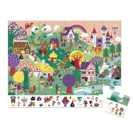 PUZZLE D'OBSERVATION LES CONTES - 24 PCS