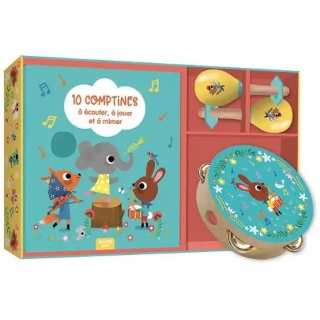 MON COFFRET D'ÉVEIL MUSICAL 10 comptines à écouter, à jouer et à mimer