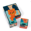 PARTENARIAT WWF® - 6 CUBES EN BOIS ANIMAUX