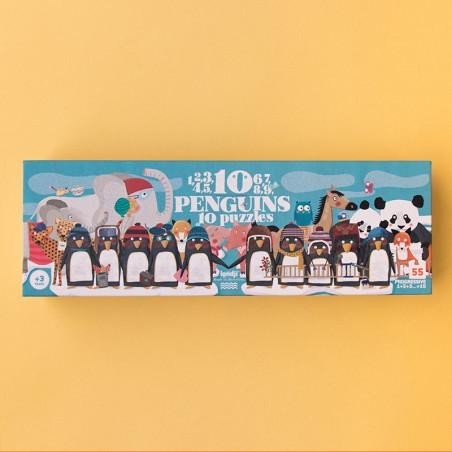 PZ348U-Londji-Puzzles-10 penguins puzzle