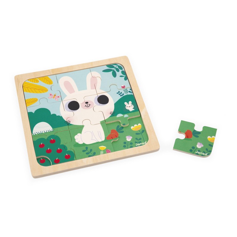 PUZZLE LAPIN BLANC