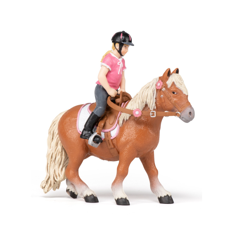 PONEY SHETLAND AVEC SELLE