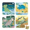 4 PUZZLES EVOLUTIFS- DINOSAURES