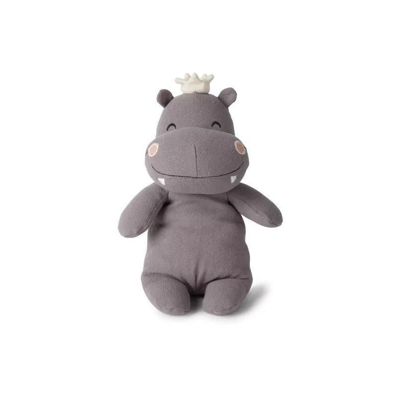 Peluche Hippo avec couronne