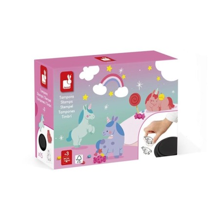 COFFRET 15 TAMPONS LICORNE