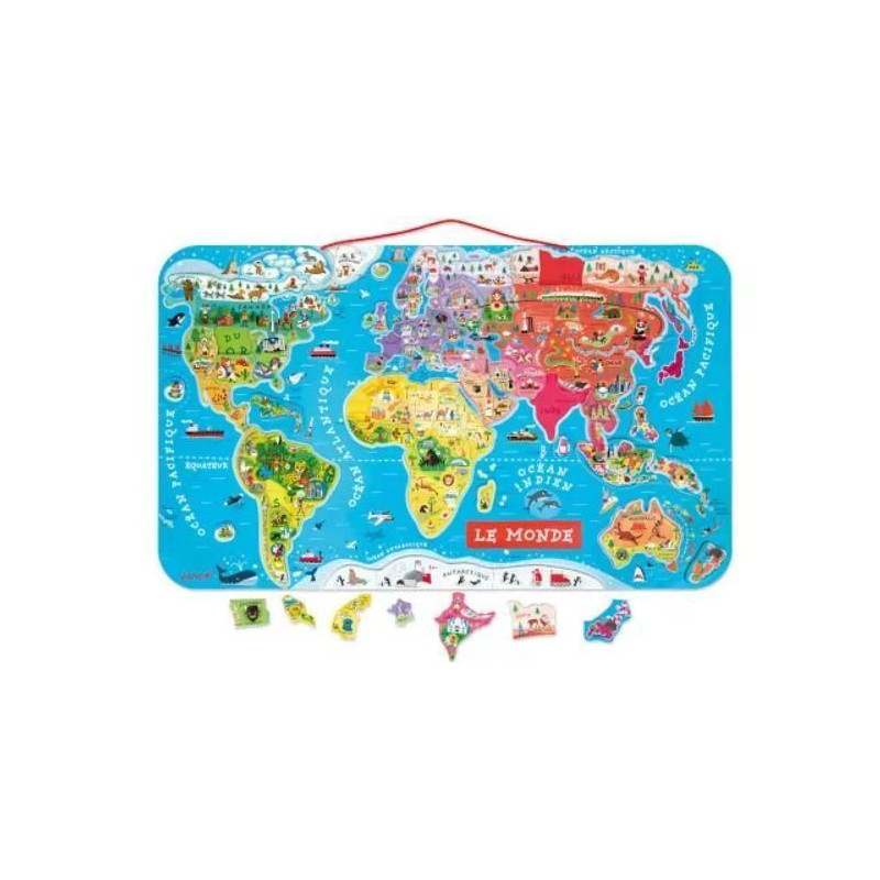 PUZZLE MONDE MAGNETIQUE