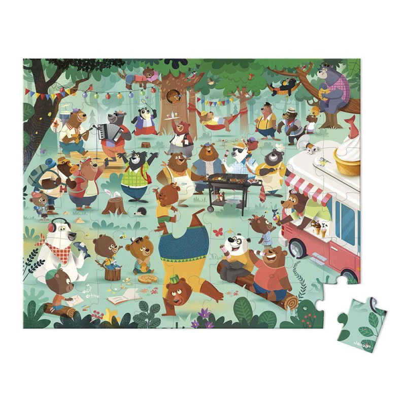 PUZZLE LA COUSINADE DES OURS - 54 PCS