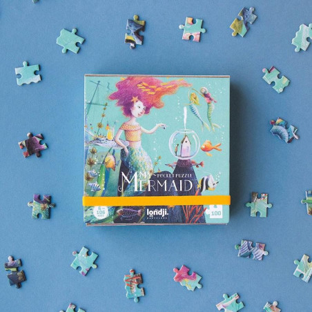 PZ564U-Londji-Puzzles-My mermaid pocket puzzle