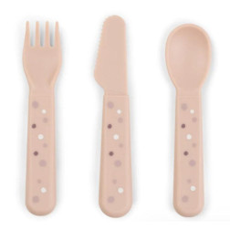 Foodie couverts set de 3 Happy dots