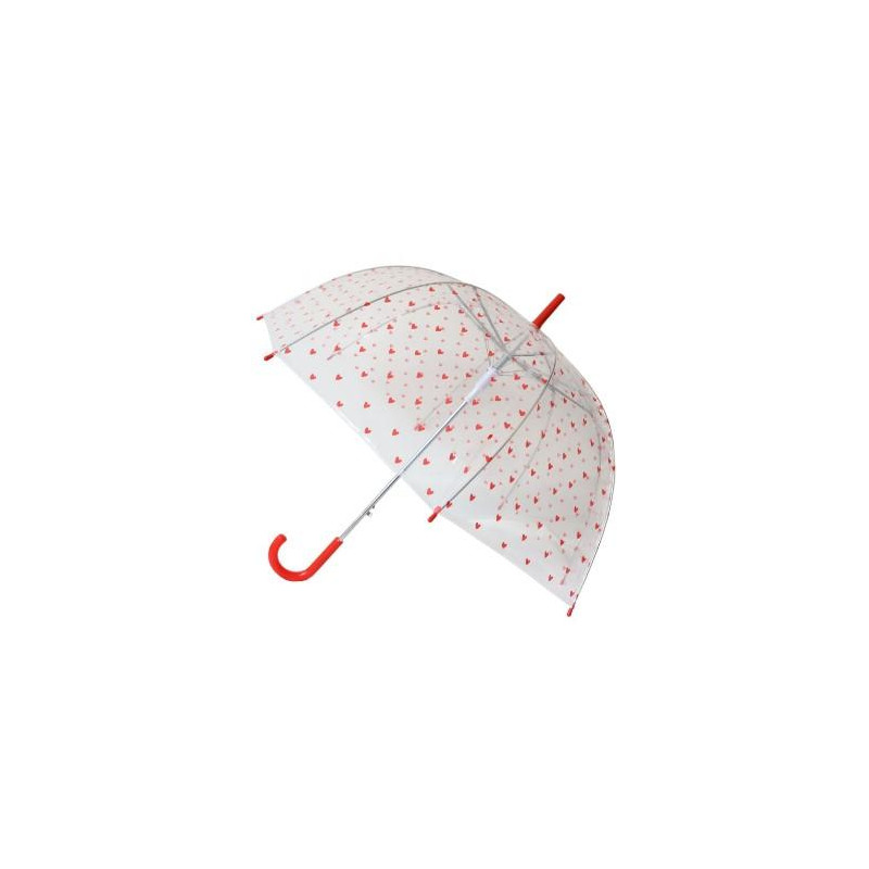 Parapluie coeurs rouges