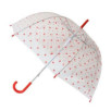 Parapluie coeurs rouges