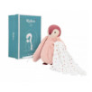 PELUCHE A BISOUS MANCHOT ROSE