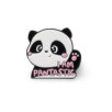 BROCHE EN MÉTAL ÉMAILLÉ PANDA