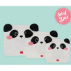 3 POCHETTES À GOÛTER PANDA