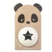 Petit ballon panda blanc 12 cm