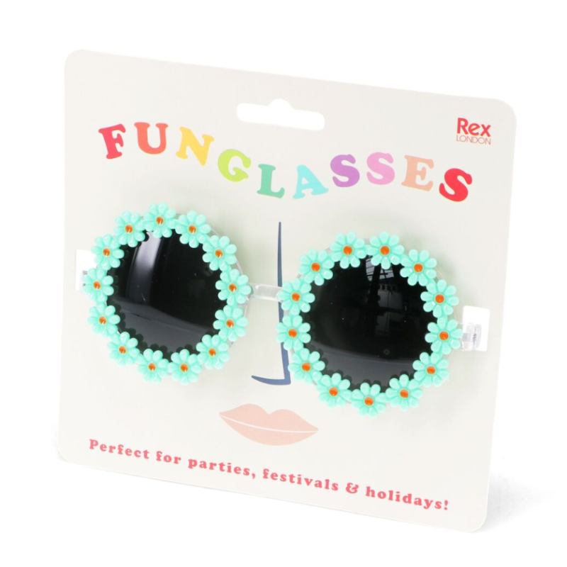 Lunettes Fun - Green Daisy