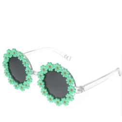 Lunettes Fun - Green Daisy