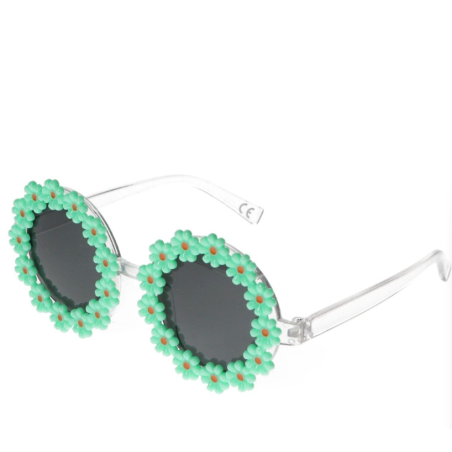 Lunettes Fun - Green Daisy