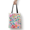 TOTE BAG COTON FLEURS ARTY