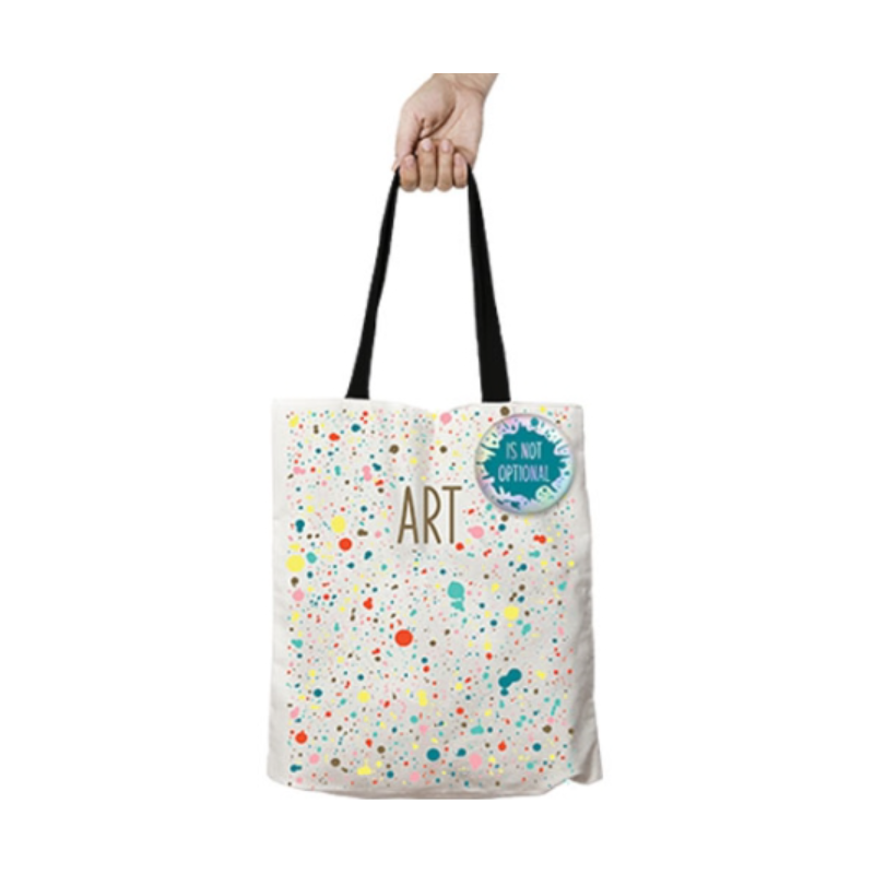 TOTE BAG COTON ART IS NOT OPTIONAL