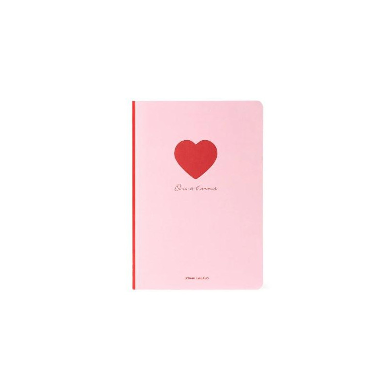 CARNET LIGNÉ MEDIUM COEUR