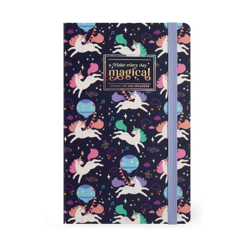 CARNET LIGNÉ MEDIUM LICORNE