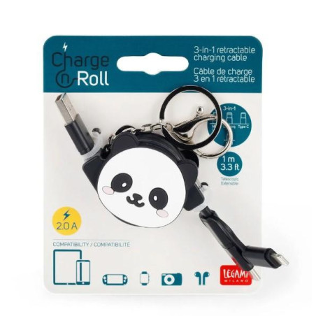 CABLE DE CHARGE 3 EN 1 - PANDA