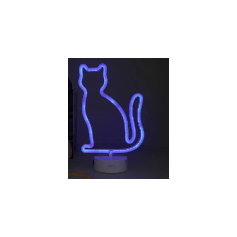 LAMPE LED À EFFET NÉON - KITTY CHAT