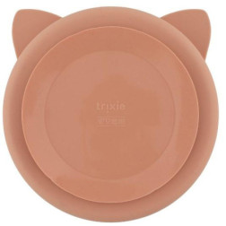 Assiette avec ventouse en silicone et compartiments - Mr. CHAT