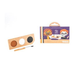 Kit de maquillage 3 couleurs « Citrouille & Squelette » COSMOS