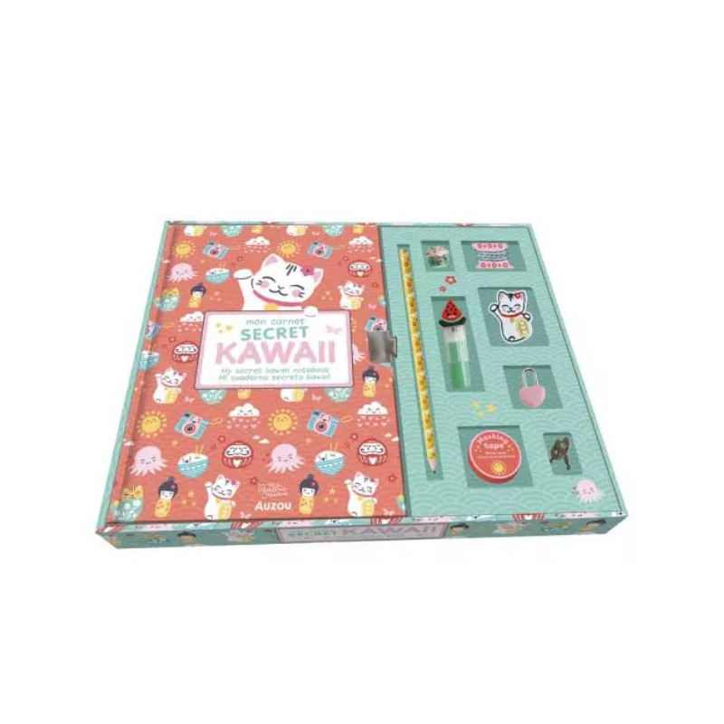 MON COFFRET DE PAPETERIE KAWAI