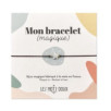 BRACELET BRELOQUE ETOILE NACRE ROSE DORE