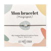 BRACELET BRELOQUE ETOILE NACRE MARRON DORE