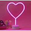 LAMPE LED À EFFET NÉON - COEUR