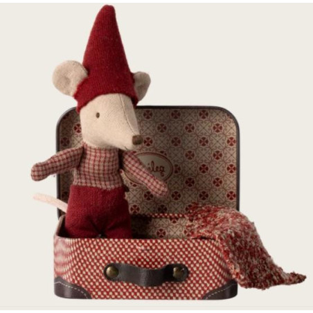 Souris de Noël, Bébé et sa valise