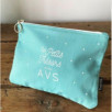 Trousse turquoise Les petits trésors de mon AVS