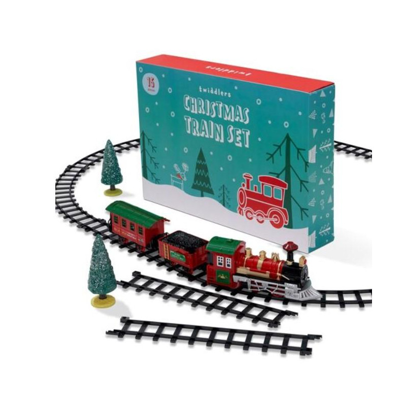 Ensemble de train de Noël 15 pièces