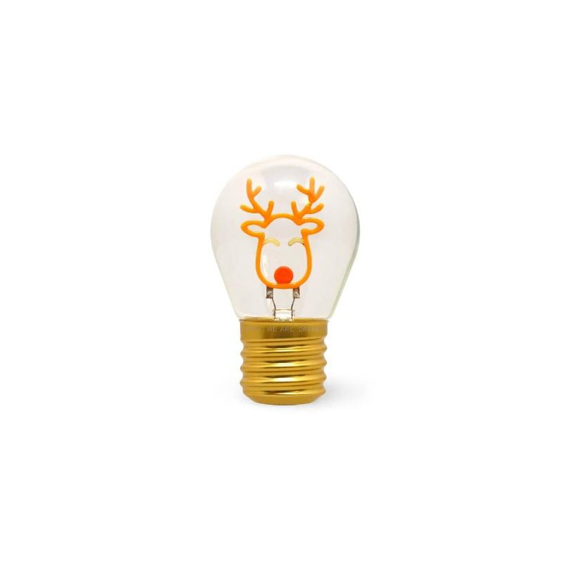 LAMPE DE TABLE FORME AMPOULE - REINDEER - REINE