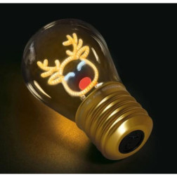 LAMPE DE TABLE FORME AMPOULE - REINDEER - REINE