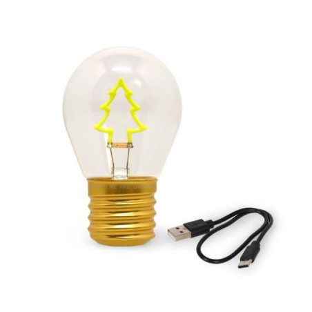 LAMPE DE TABLE FORME AMPOULE - XMAS TREE- SAPIN