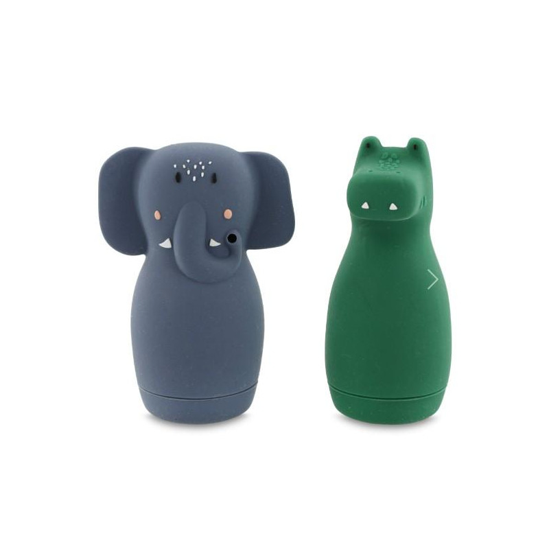 Jouets de bain aspergeur - Mrs. Elephant & Mr. Crocodile