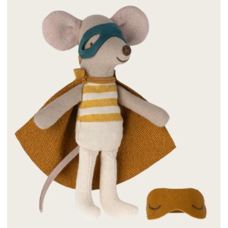 Souris Super héros, Petit Frère et sa boîte assortie