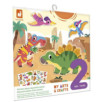 2 ANS - STICKERS REPOSITIONNABLES -DINOS