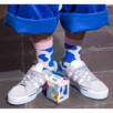 Socks, Kids, Milk, Blue