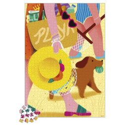 PUZZLE SORTIE A LA PLAGE - 1000 PCS