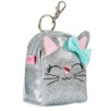 Porte-monnaie Quinn chat argent