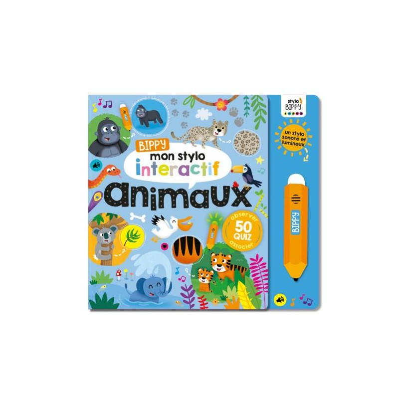 BIPPY MON STYLO INTERACTIF - Animaux