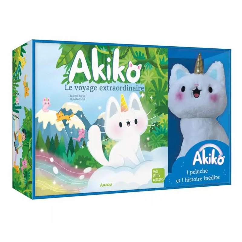 Coffret peluche akiko - Le voyage extraordinaire